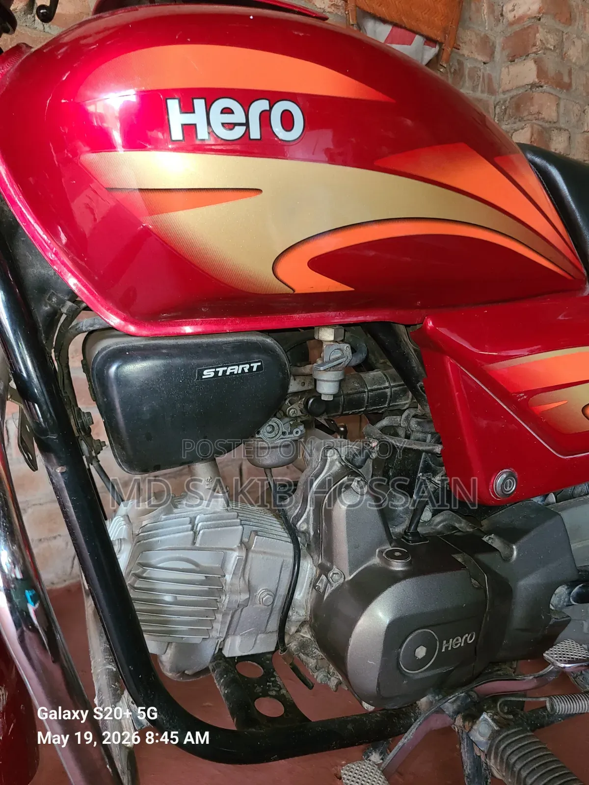 Hero Splendor Plus 2014 Red