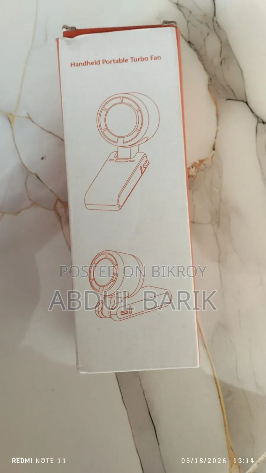 Portable Turbo Fan for Summer