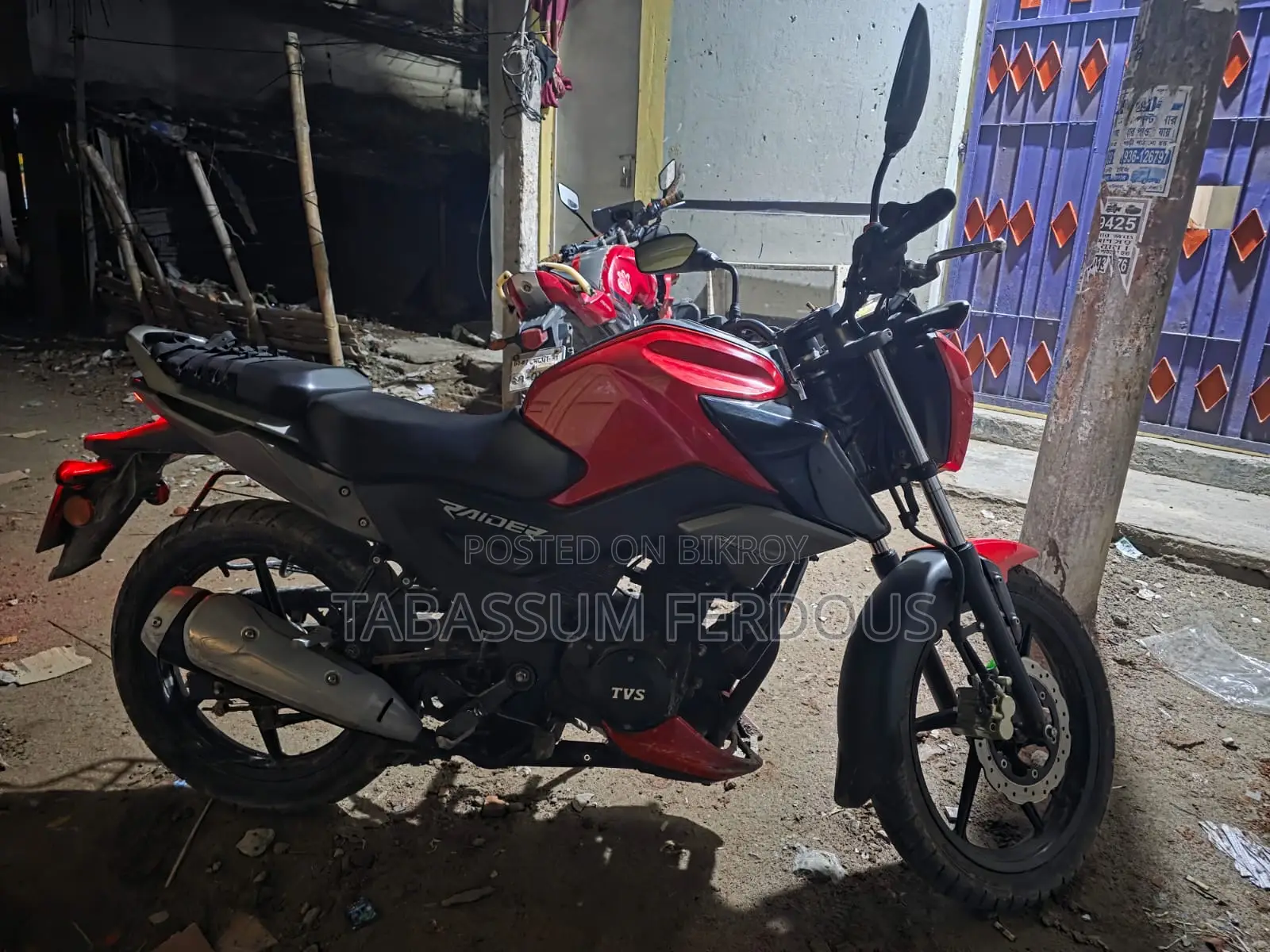 New TVS Raider 125 2023 Red