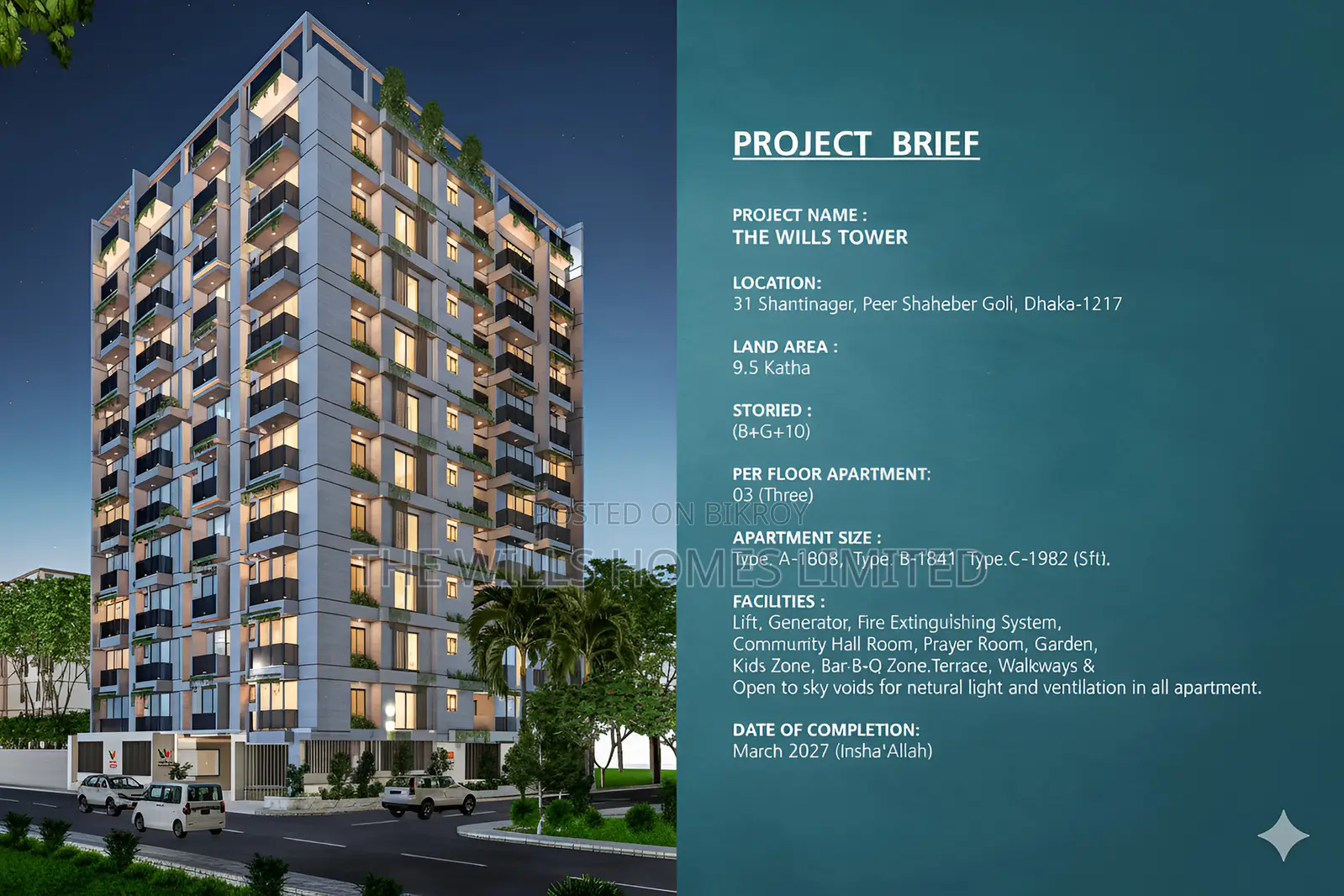 4-Bedroom Apartment in Shantinagar for Sale