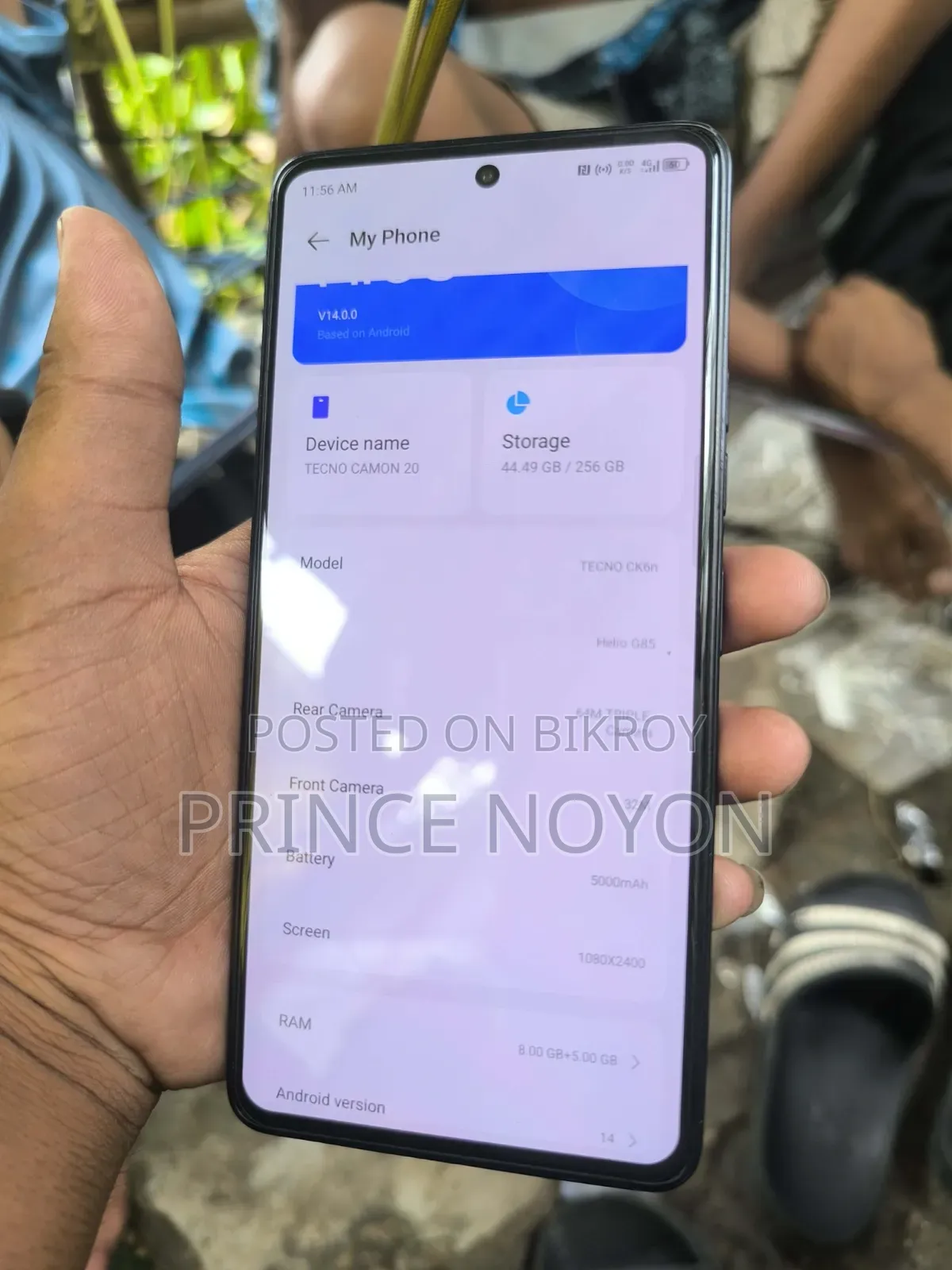Tecno Camon 20 256 GB Black