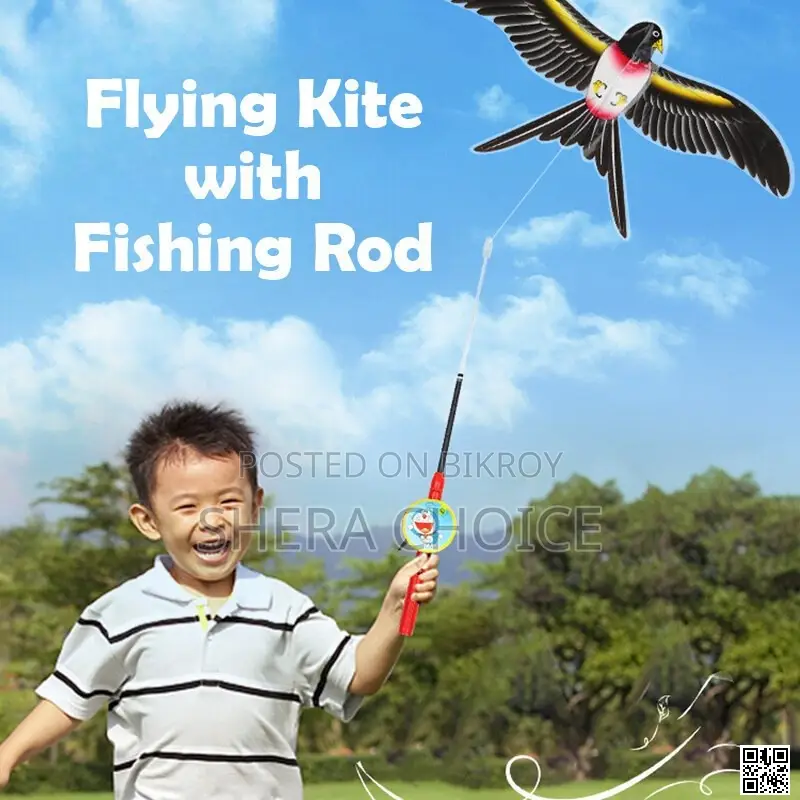 Mini Bird Kite With Fishing Rod