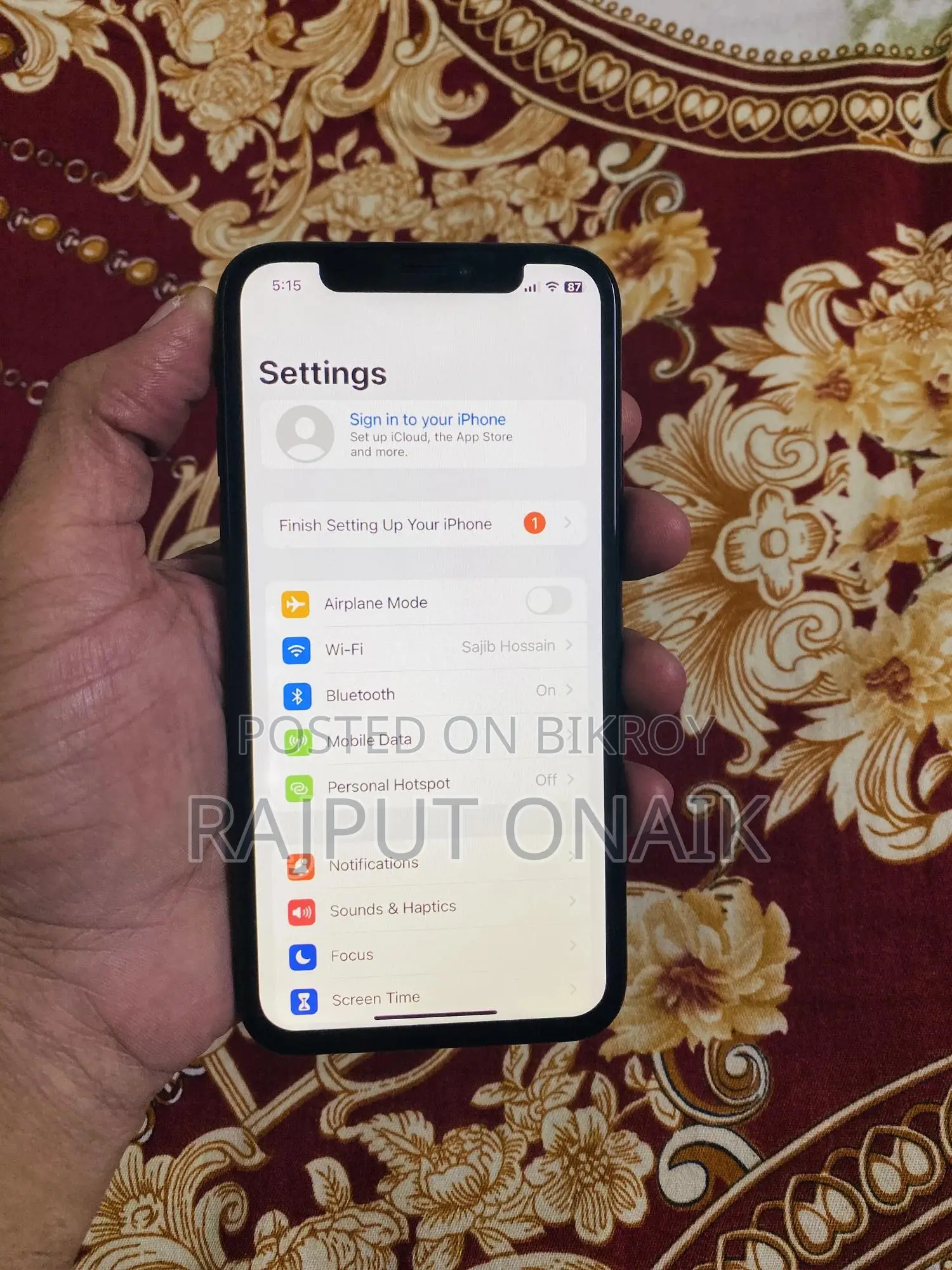Apple iPhone X 64 GB Black