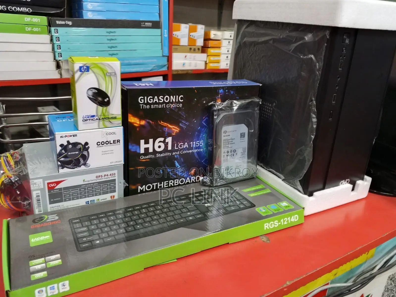 নতুন ডেস্কটপ কম্পিউটার 4GB Intel Core i7 HDD 500GB