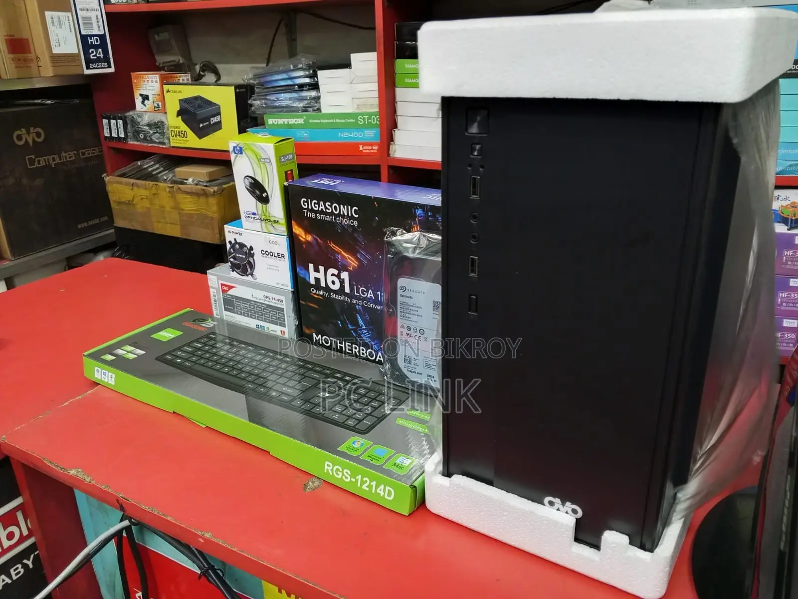 নতুন ডেস্কটপ কম্পিউটার 4GB Intel Core i7 HDD 500GB
