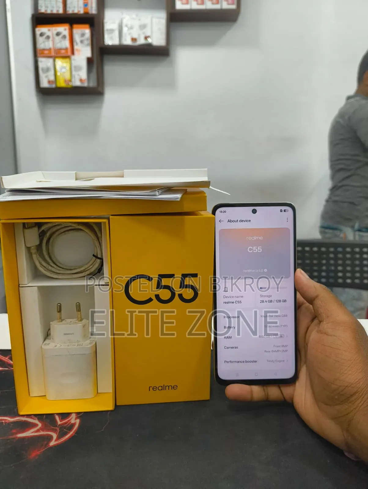 Realme C55 128 GB Silver