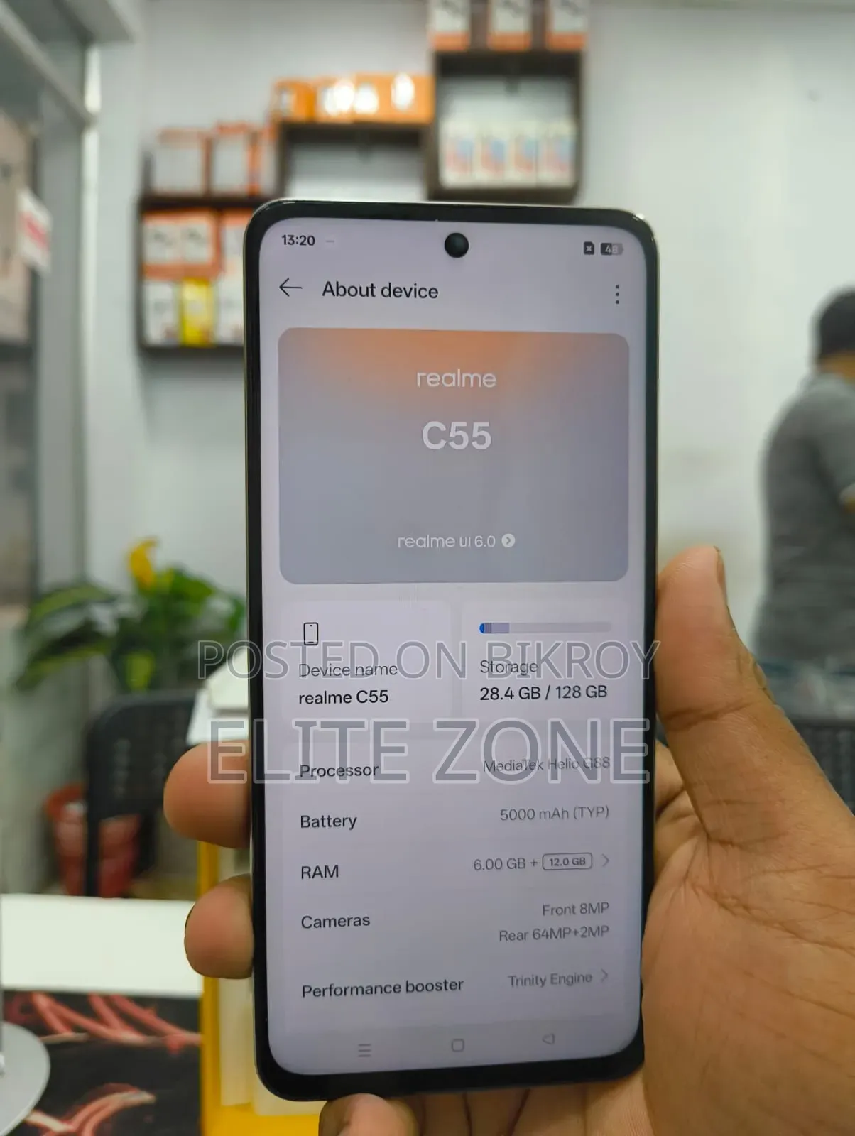 Realme C55 128 GB Silver