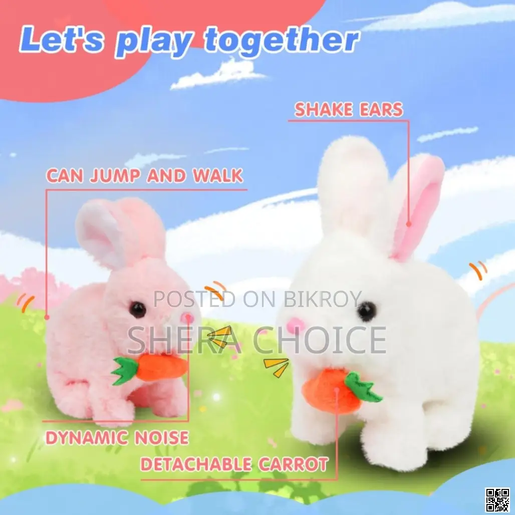 Robotic Rabbit Toy – Jumping Sound Fun for Kids!