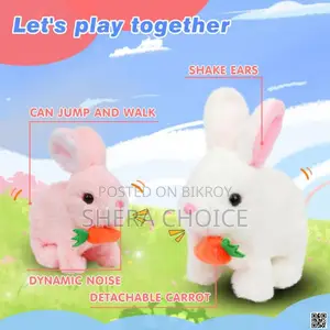 Robotic Rabbit Toy – Jumping Sound Fun for Kids!