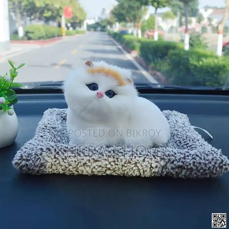 Realistic Sleeping Kitten Toy With Mat – Breathing Plush Cat for Kids