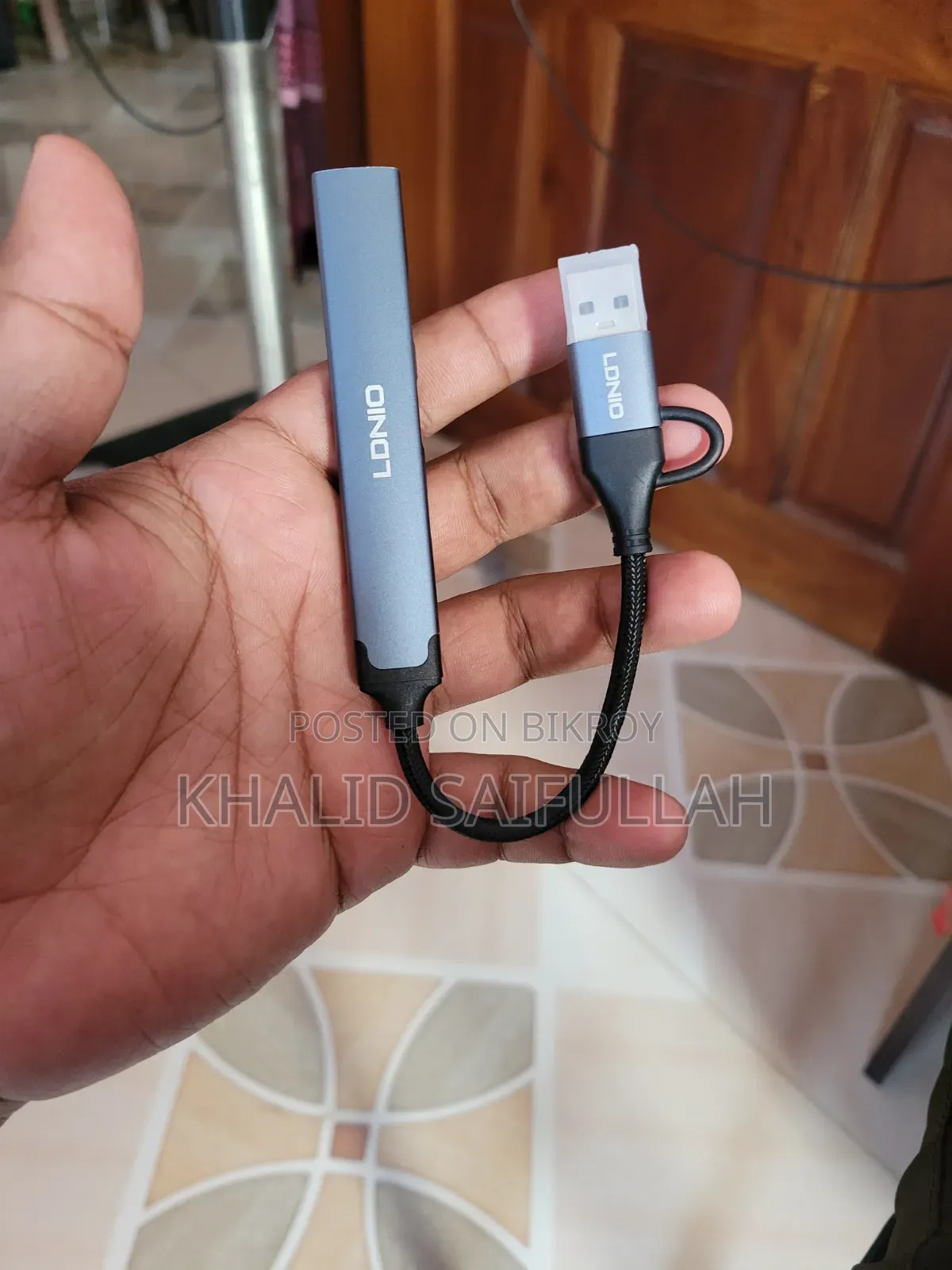 Ldnio Ds-64c 4-in-1 Usb/Type-C Hub Adapter