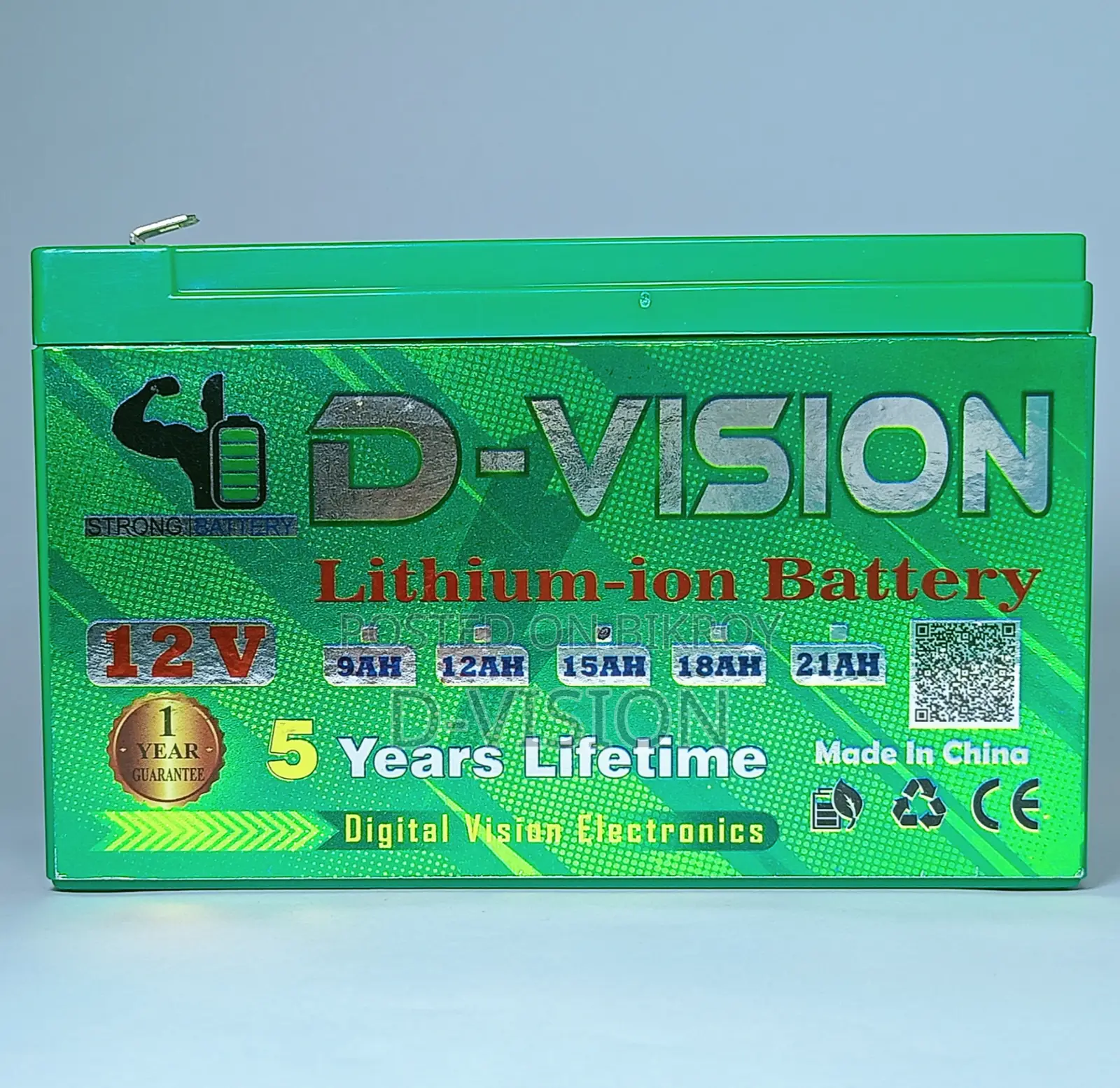 12v 12ah Lithium-Ion Battery for Ips and Ups