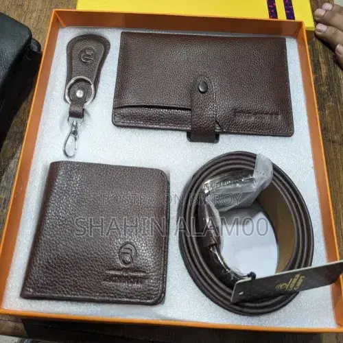 পুরুষদের জন্য প্রিমিয়াম লেদার কম্বো ৪ ইন ১