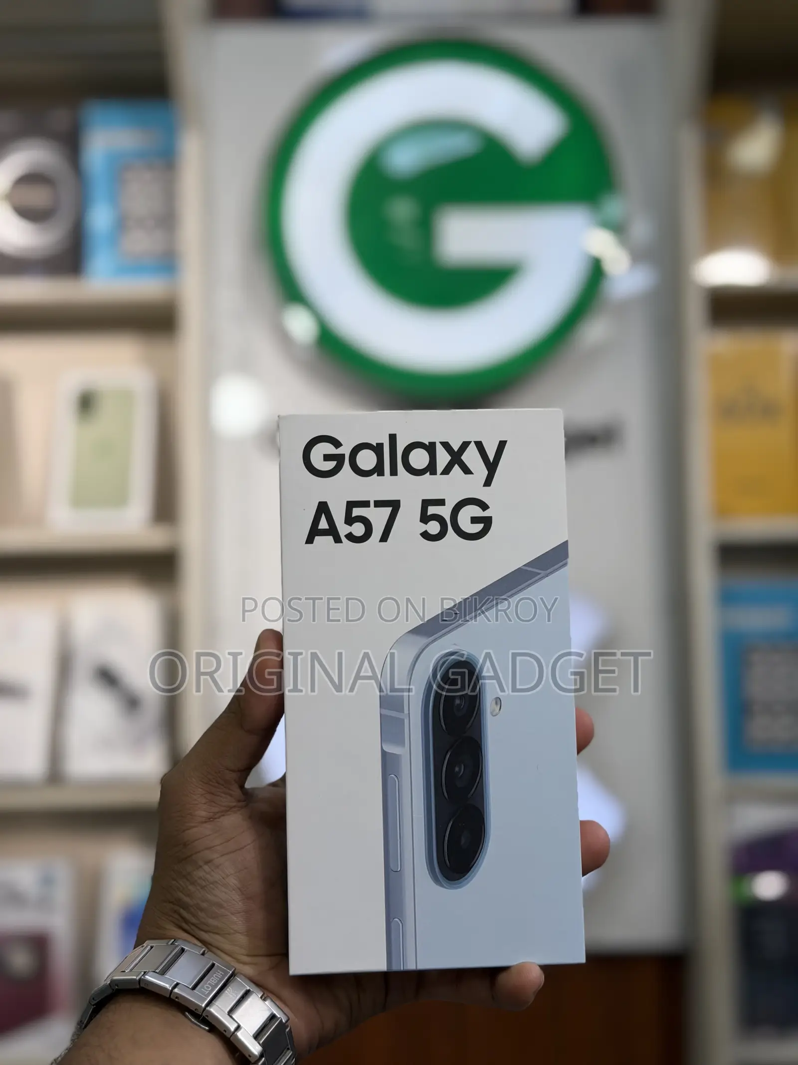New Samsung A57 256 GB Gray