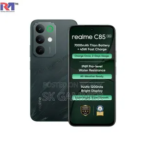 New Realme C85 4G 128 GB Black