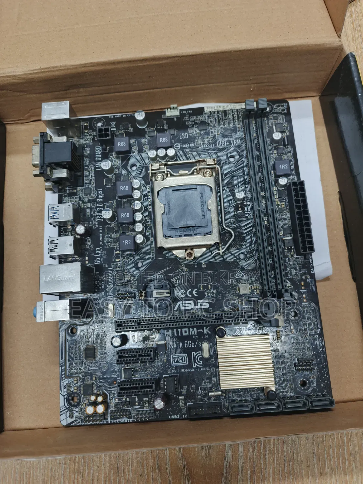 Used Asus H-110 Motherboard 7 Day Check Warranty