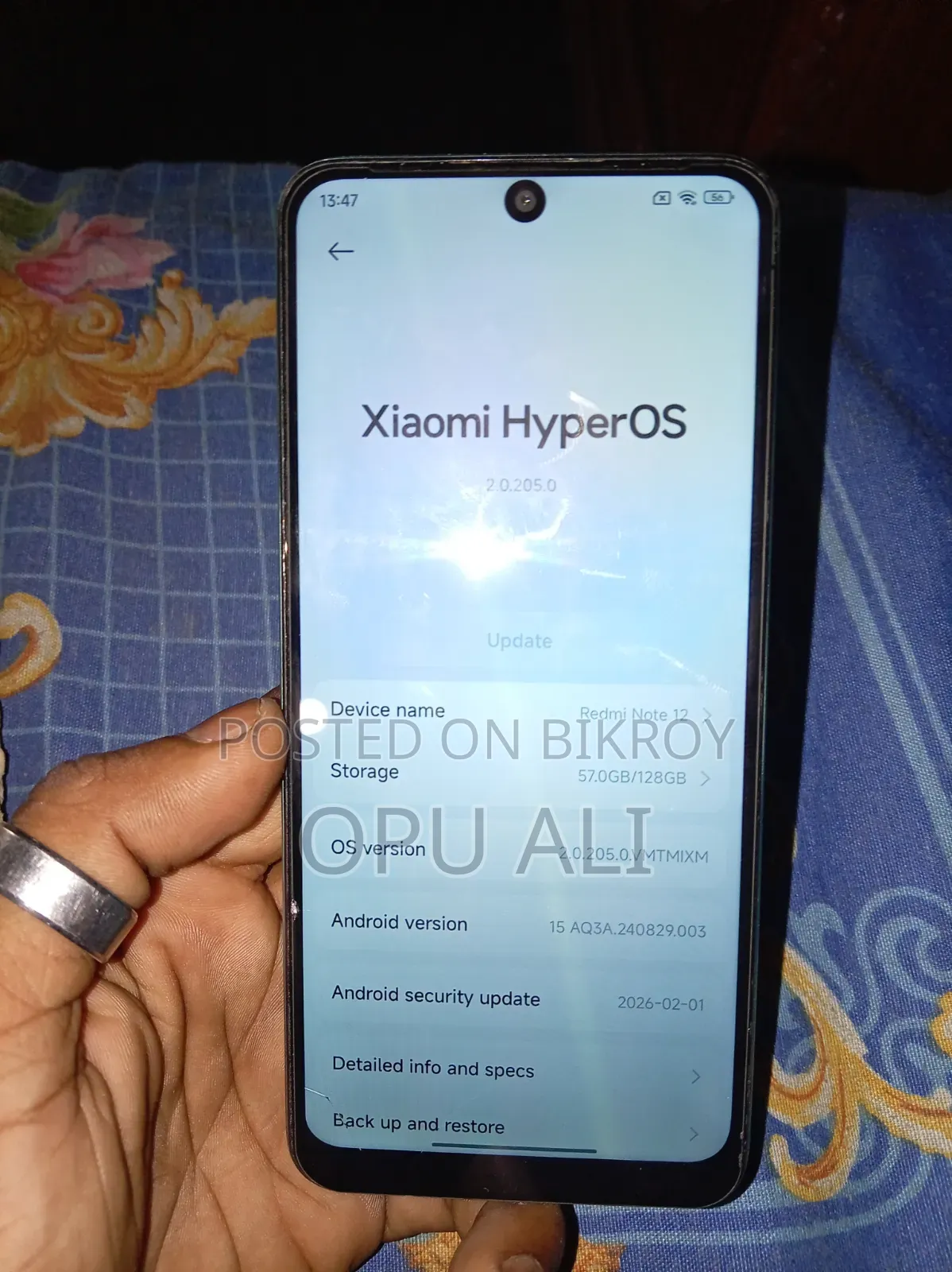 Xiaomi Redmi Note 12 128 GB Purple