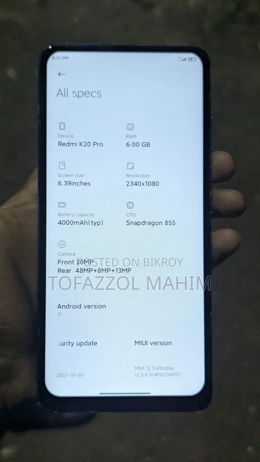 Xiaomi Redmi Pro 256 GB Blue
