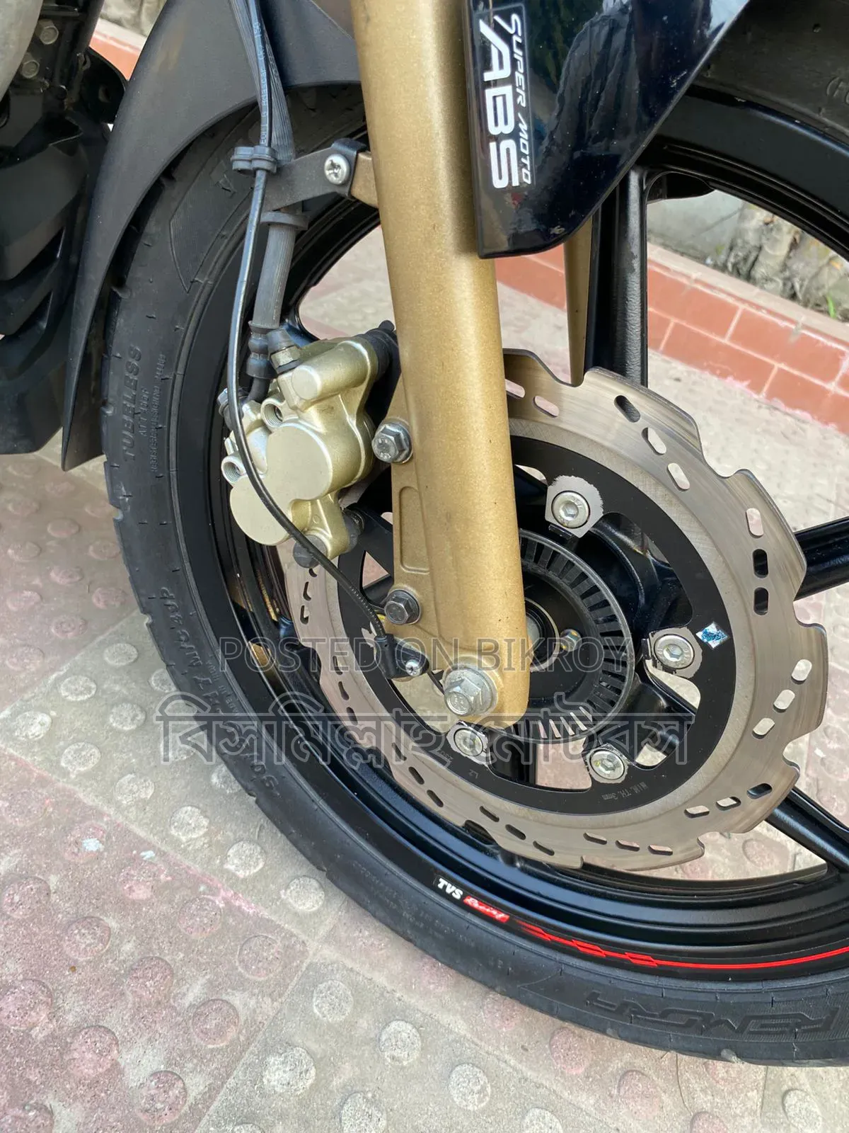 New TVS Apache RTR 160 2V ABS 2024 Black