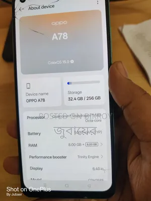 Oppo A78 5G 256 GB Blue