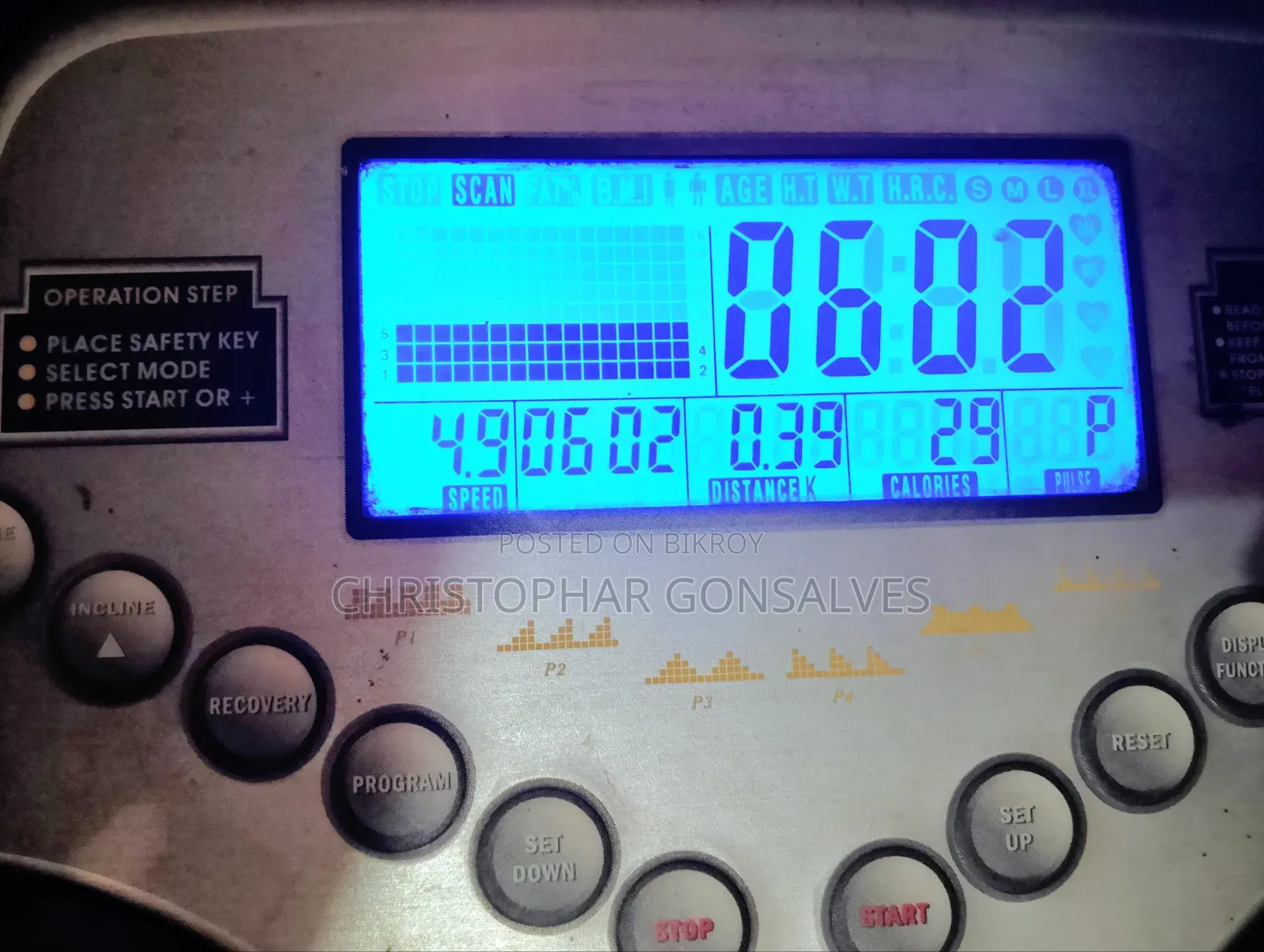 American Motion Fitness (AMF) Motorized Treadmill (Model: 8628PLP)