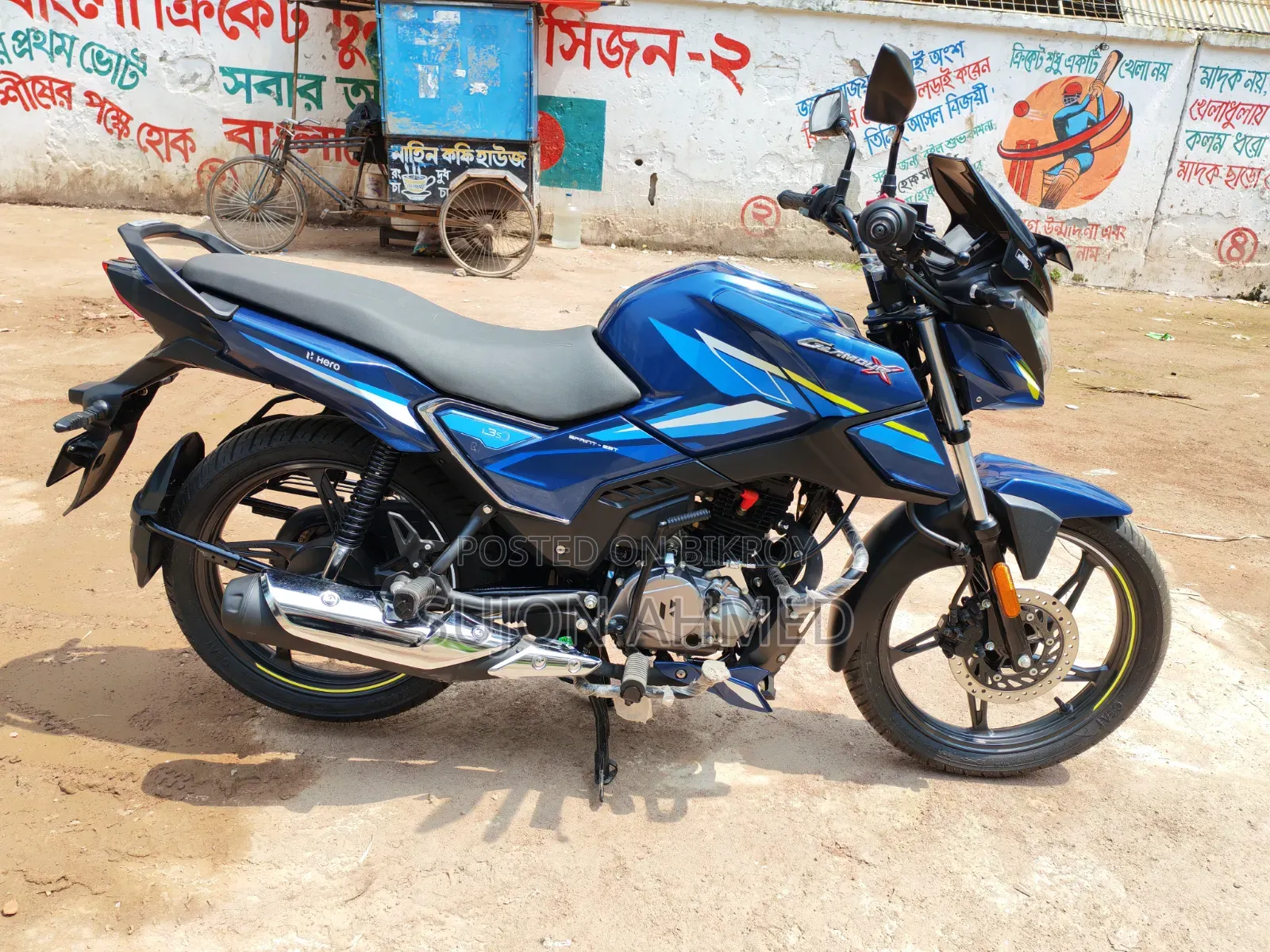 New Hero Glamour X 125 2026 Blue