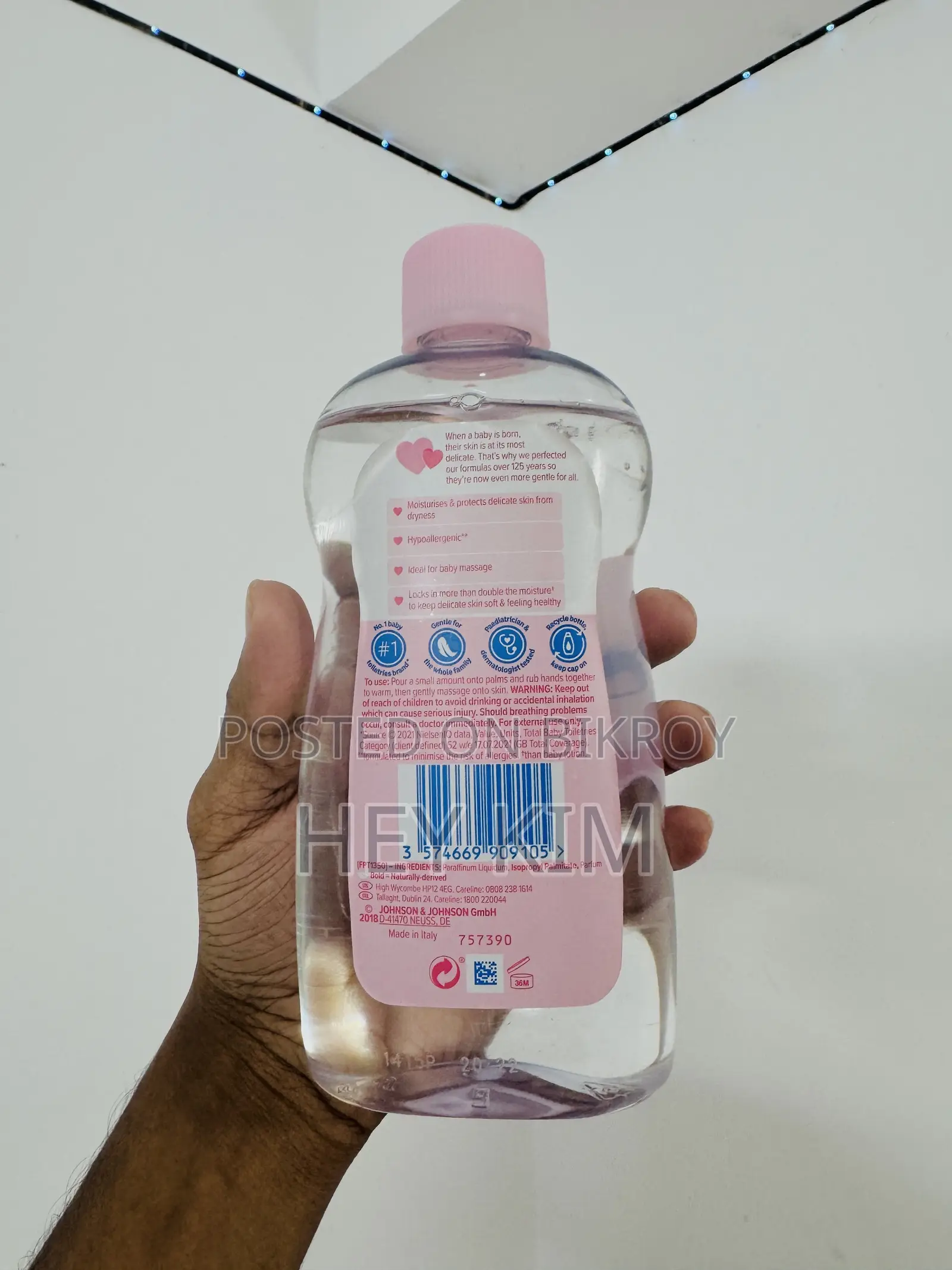 Johnson’S Baby Oil (500ml)