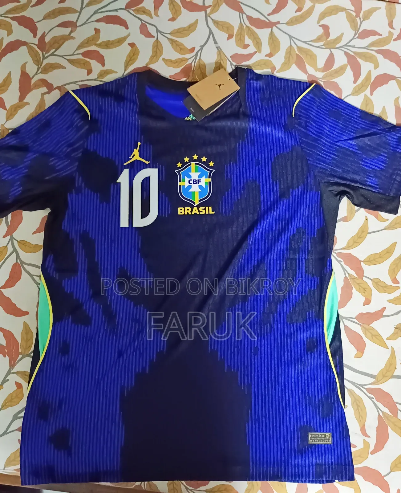 Brazil Player Edition Jersey Official Name And Number