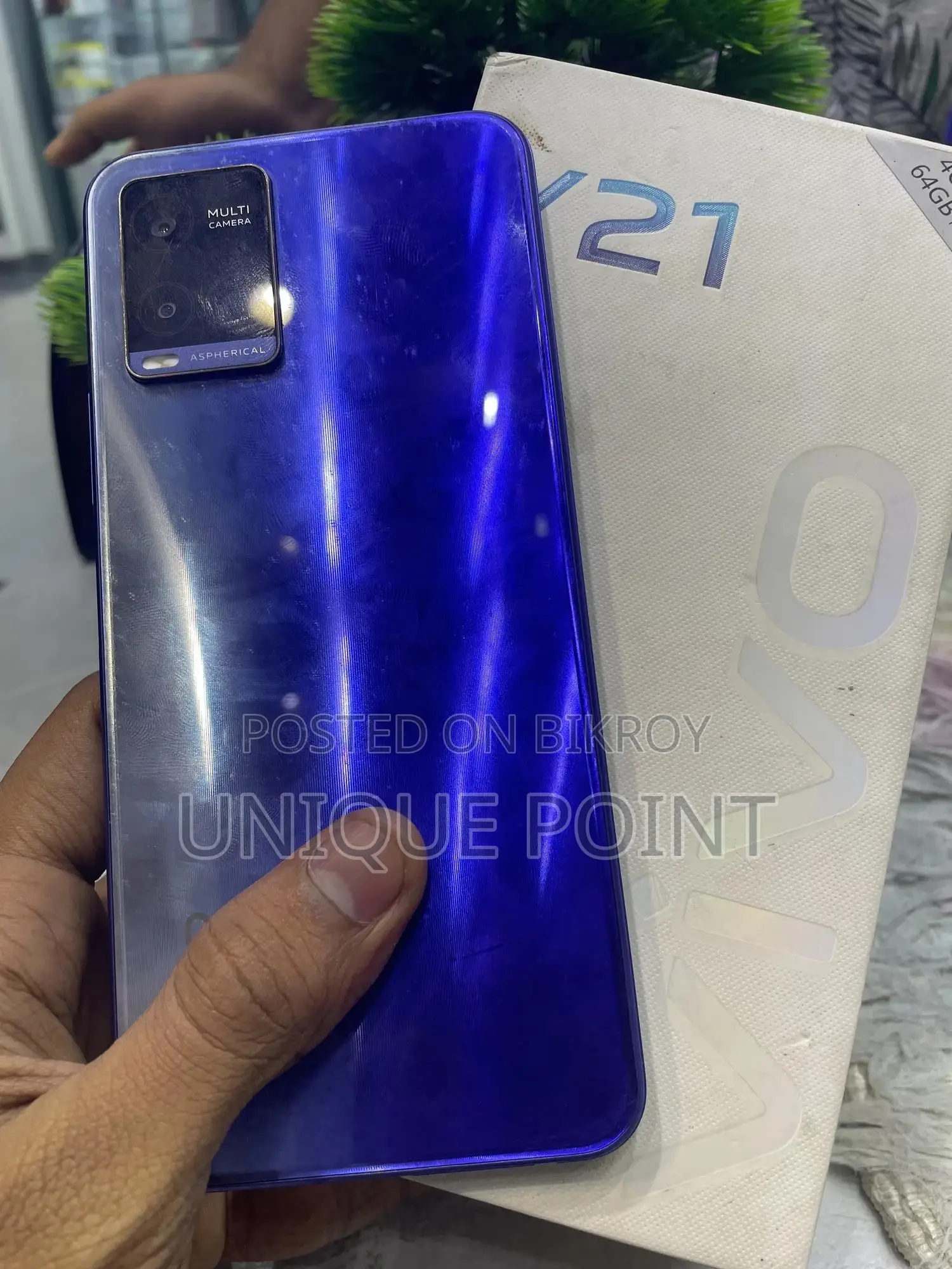 Vivo Y21 64 GB Blue