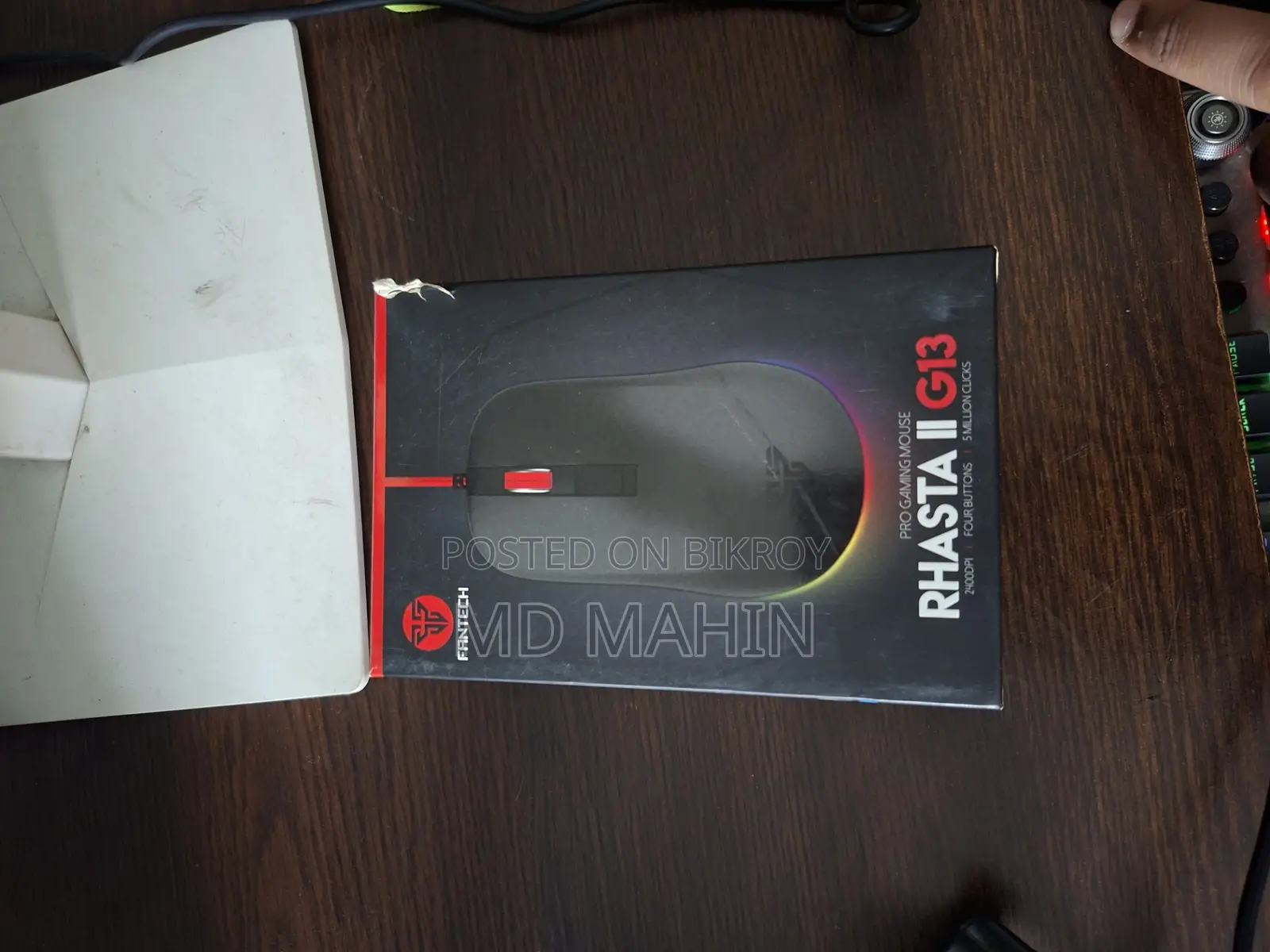 Fantech G13 Rhasta Ii Pro Gaming Mouse Black