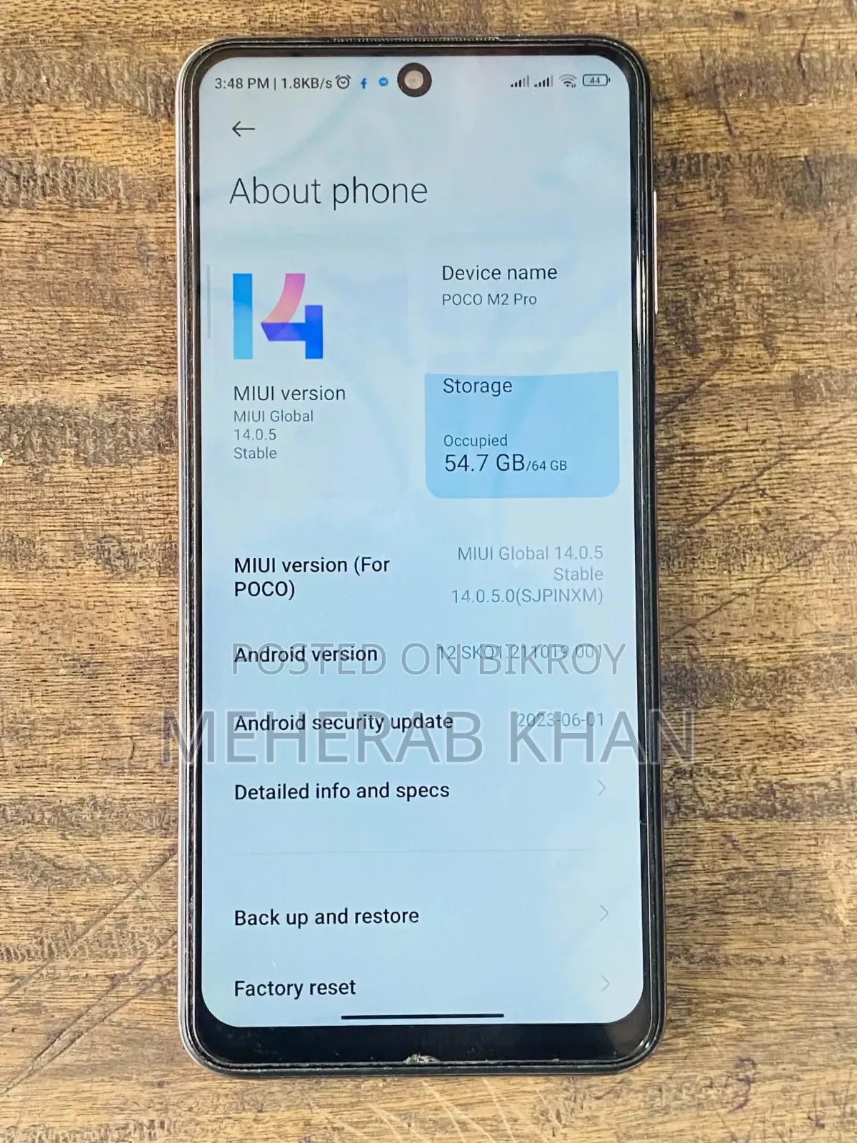 Xiaomi Poco M2 Pro 64 GB Blue