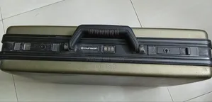 Shiny Olive Color Unique Briefcase