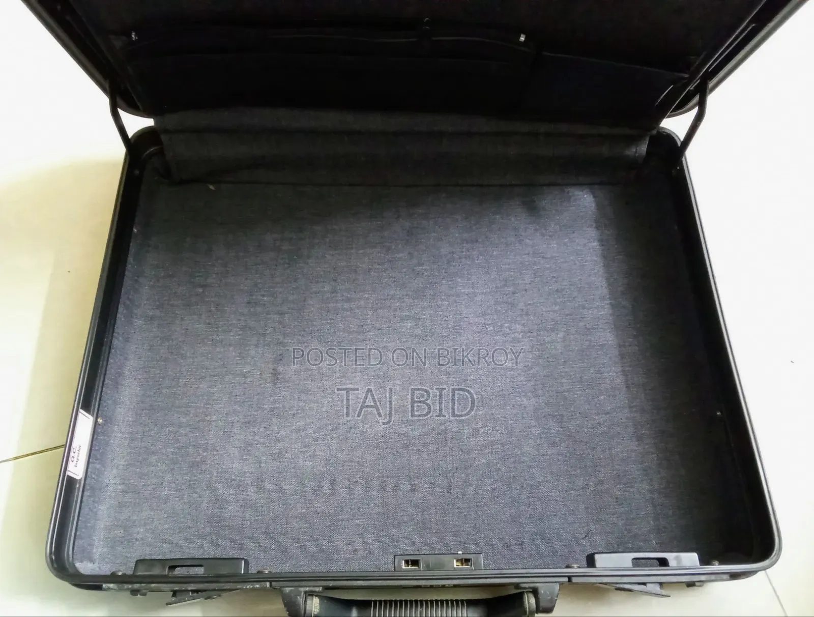 Shiny Olive Color Unique Briefcase