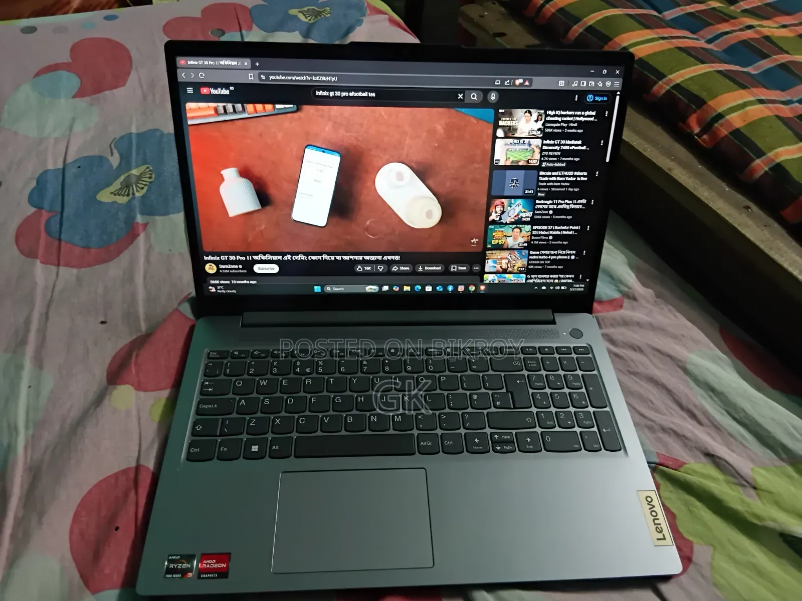 New Lenovo Ideapad 3 8GB AMD Ryzen 3 512GB HDD+SSD
