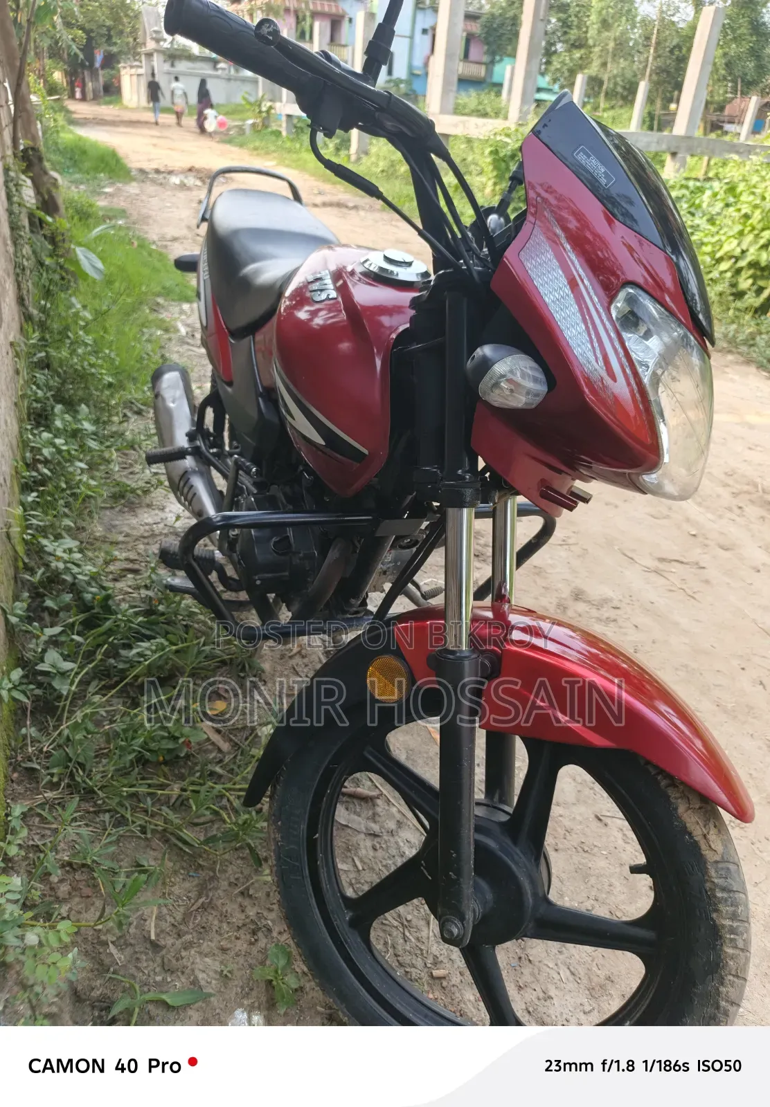 TVS Metro 2020 Red