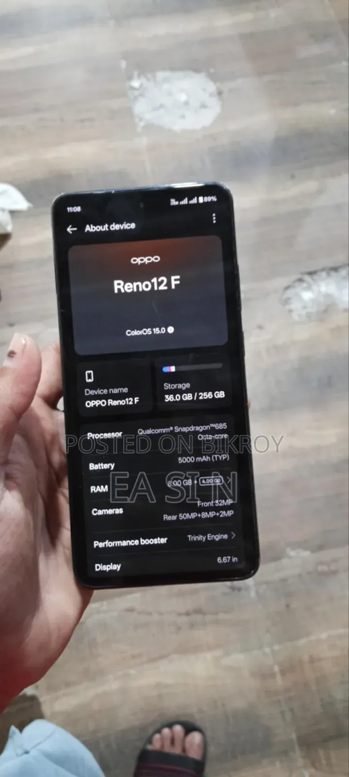 Oppo Reno12 F 5G 256 GB Black