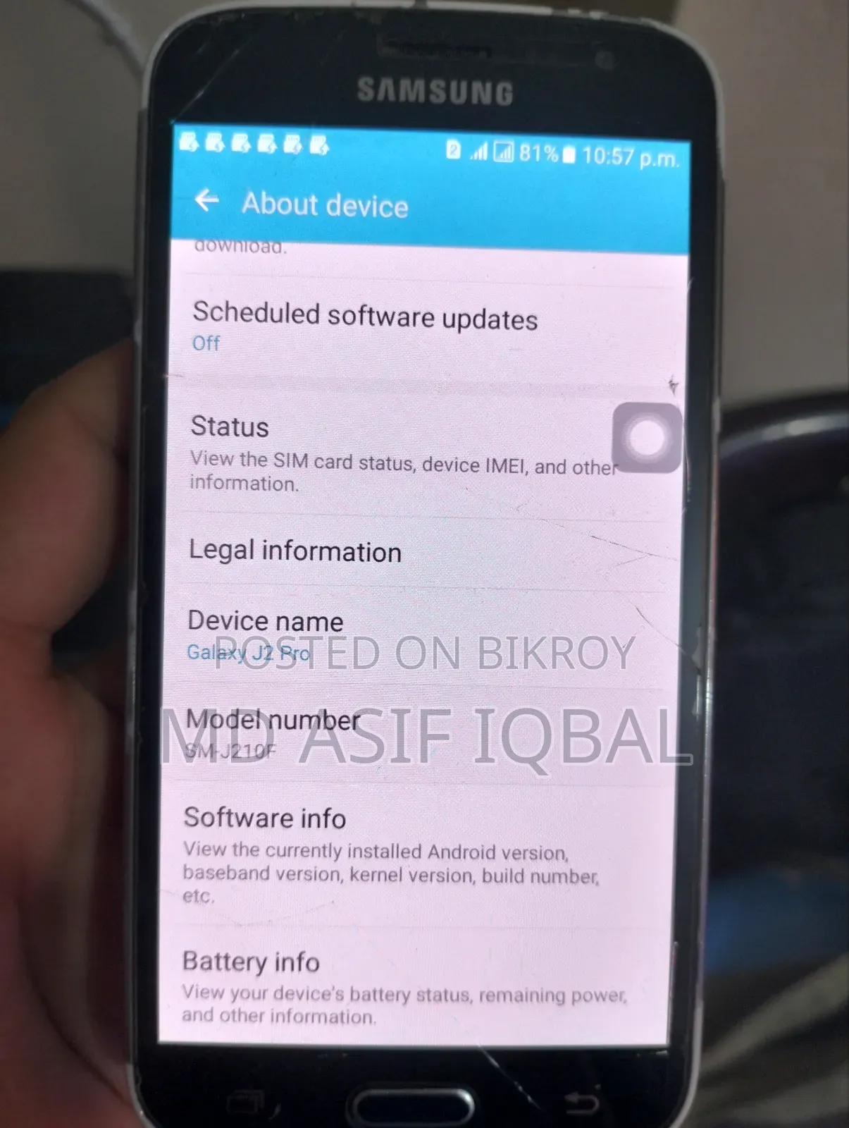 Samsung Galaxy J2 Pro 16 GB Black