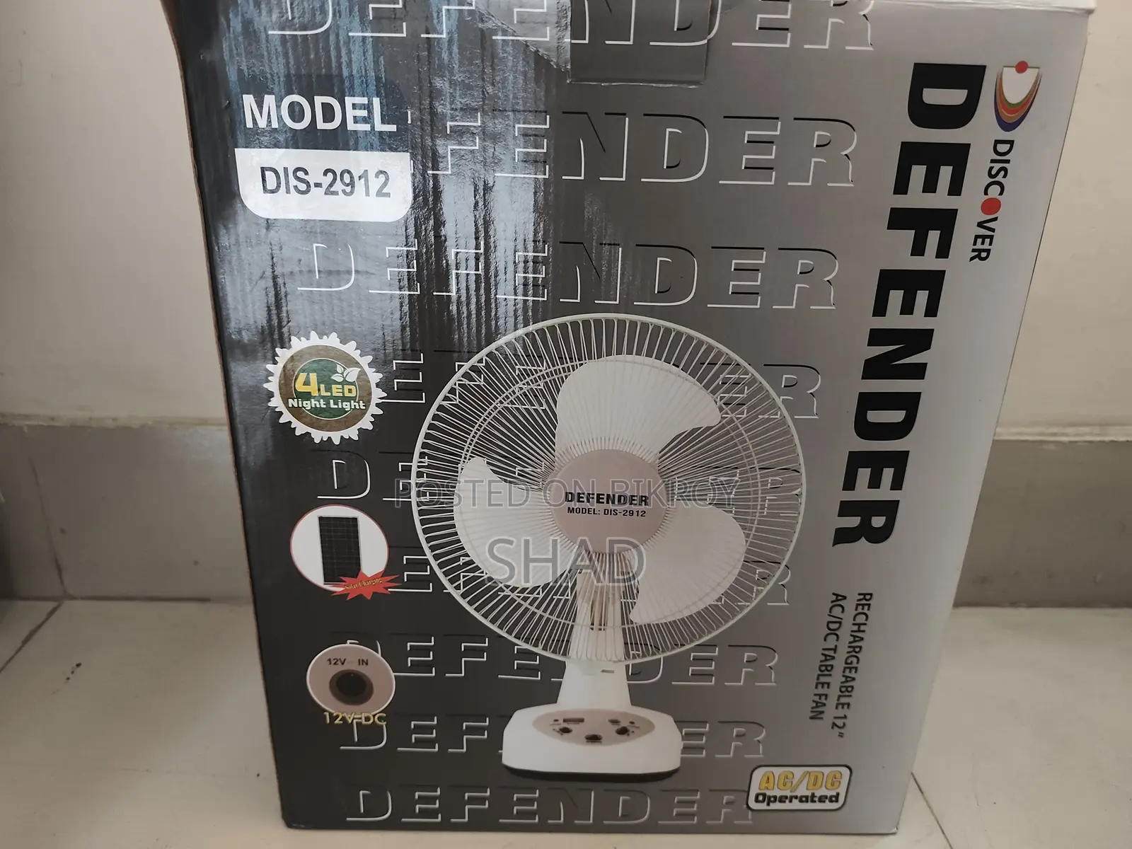 New Rechargeable Fan