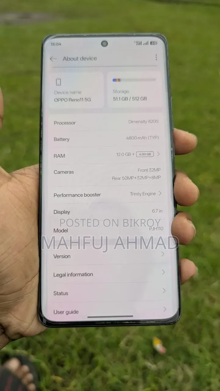 New Oppo Reno 11 Pro 5G 512 GB Black