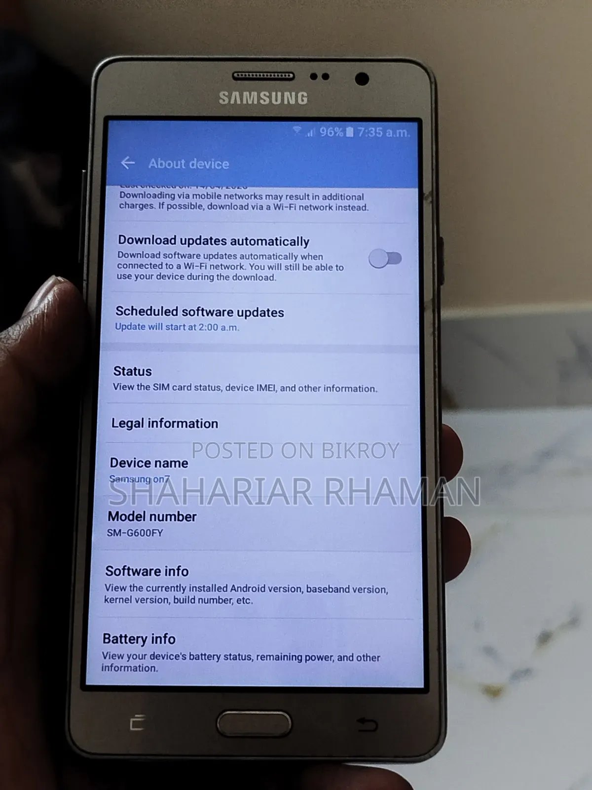 Samsung Galaxy on 7 (2016) 32 GB Gold