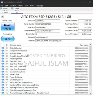 Aitc Kingsman Km600 512gb