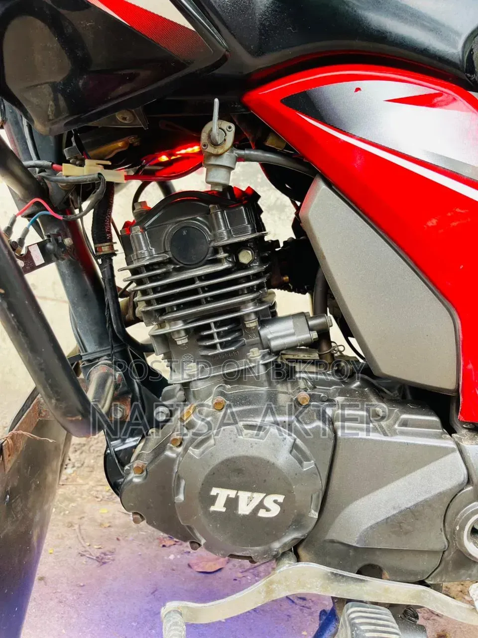 TVS Max 125 2018 Red