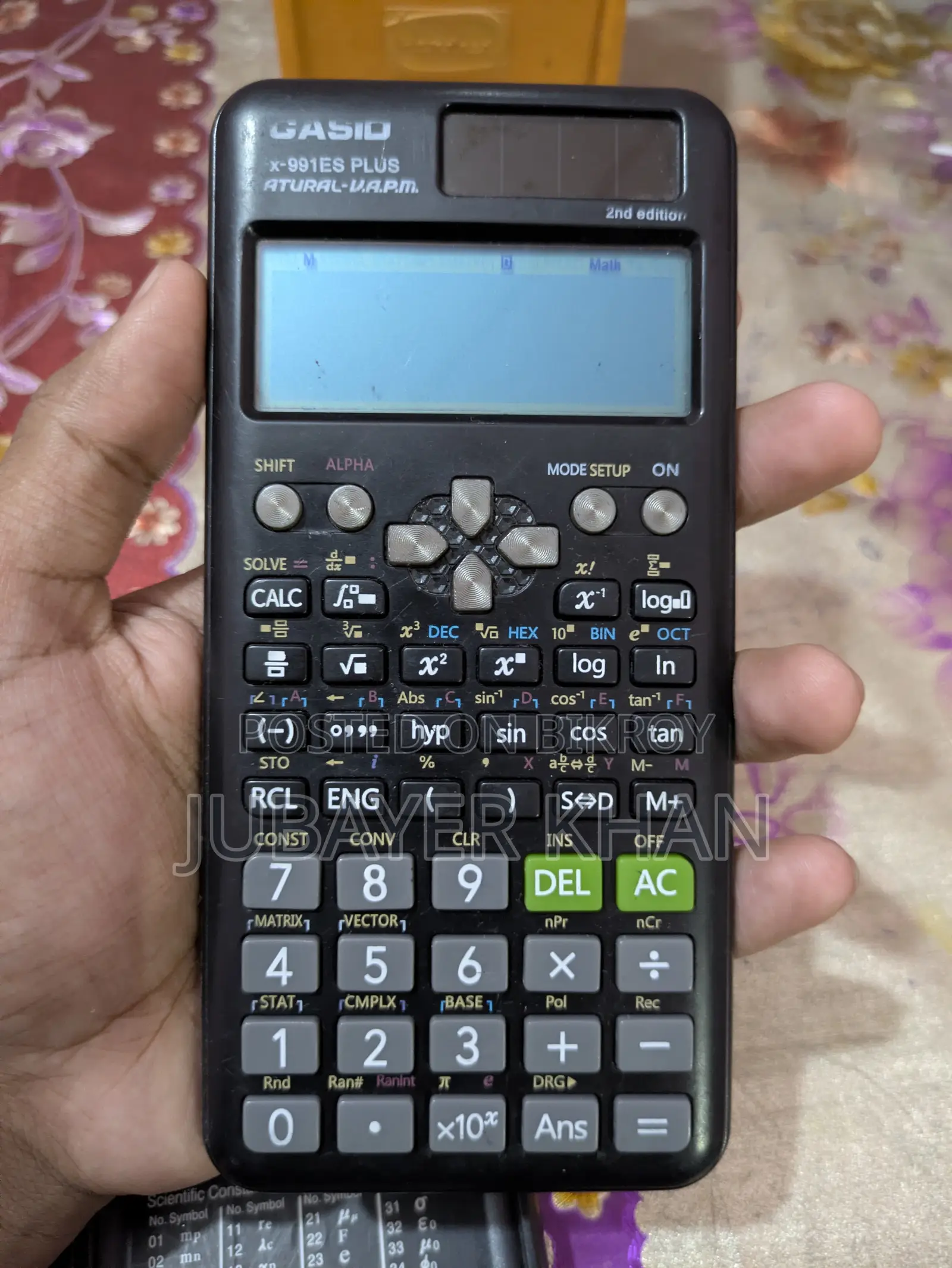 Fx-991es Plus Used Calculator