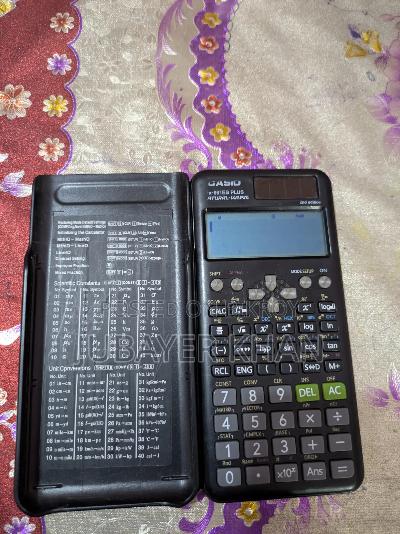 Fx-991es Plus Used Calculator
