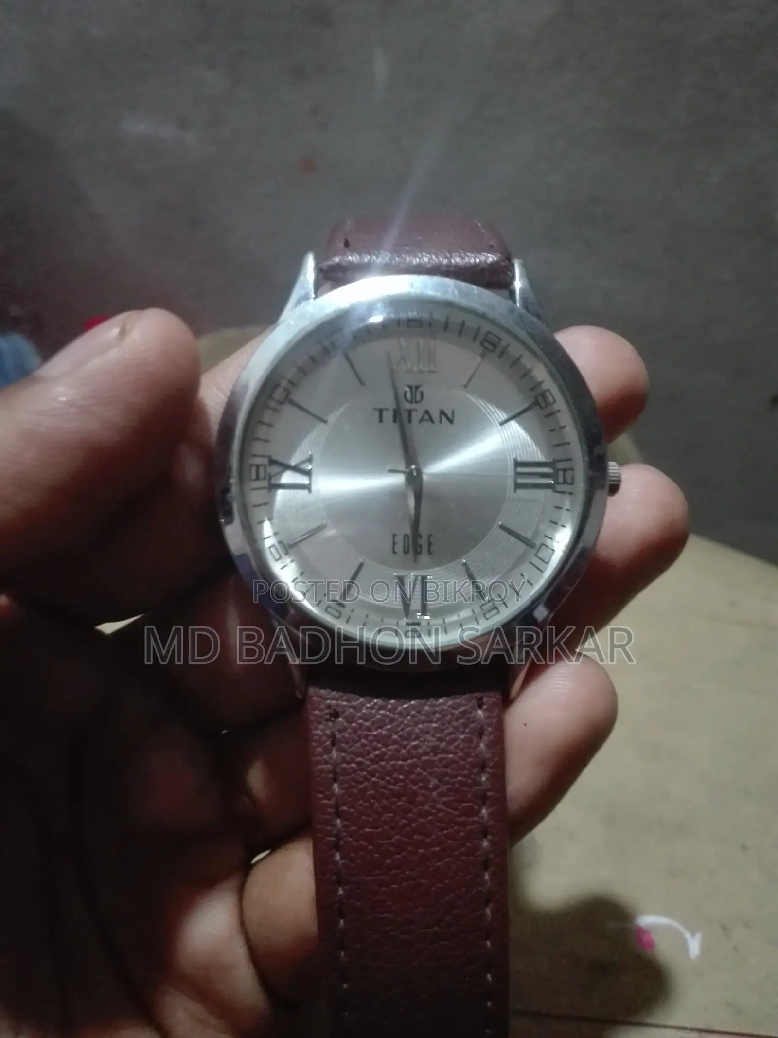 Titan 5316sae লেদার স্ট্র্যাপ ঘড়ি