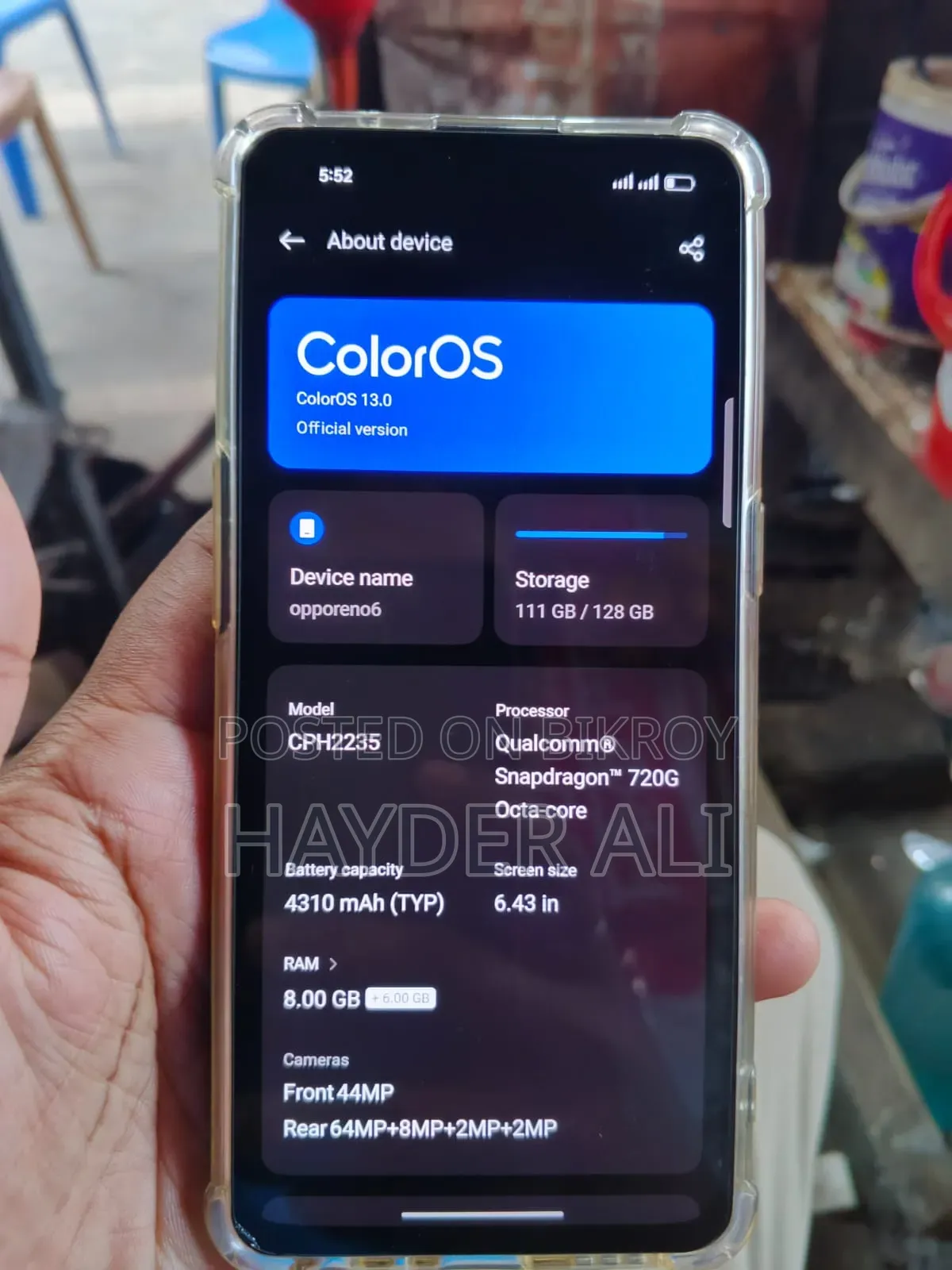Oppo Reno 128 GB Black