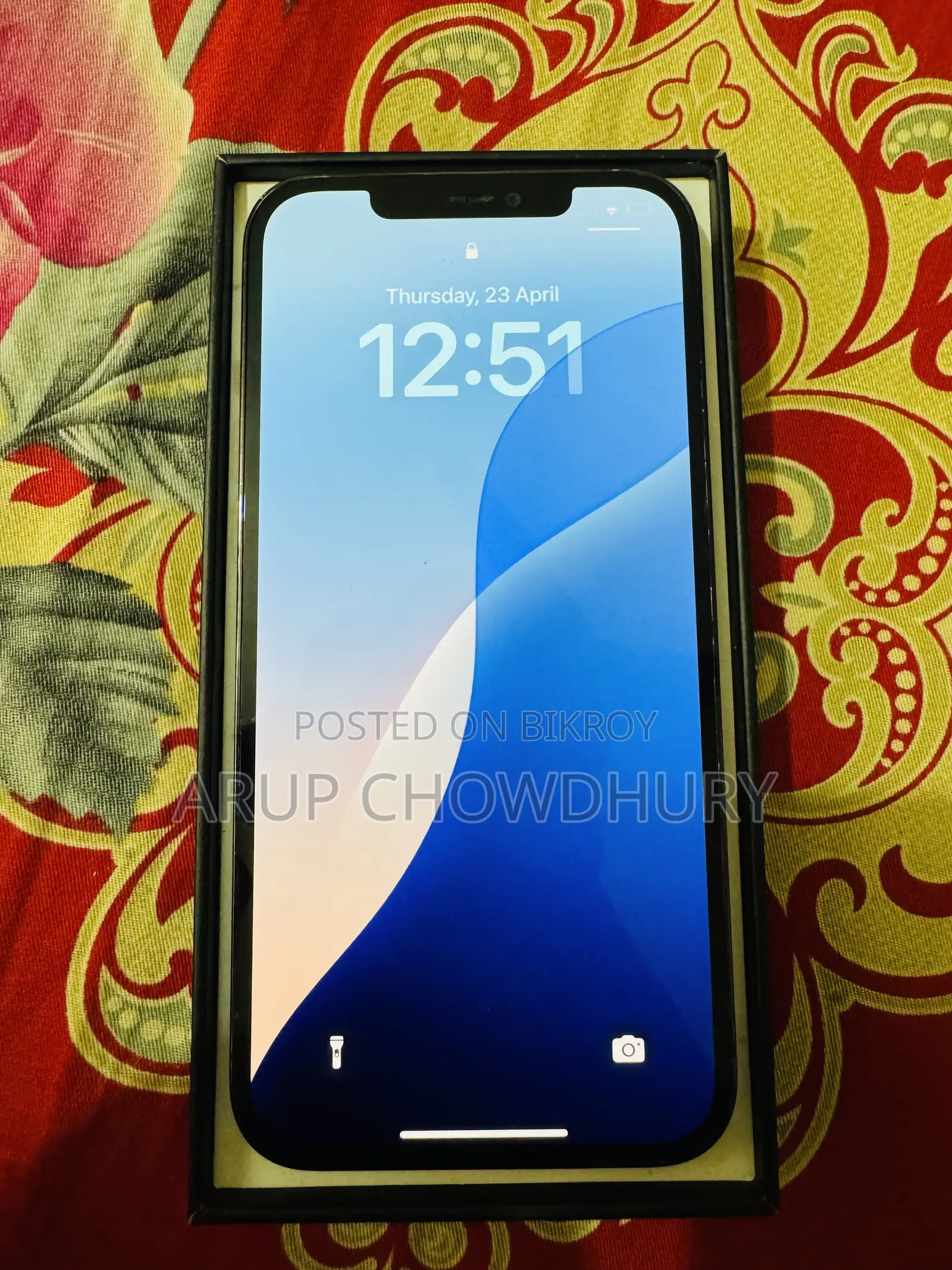 অ্যাপল আইফোন ১২ প্রো ম্যাক্স ২৫৬ জিবি ব্লু