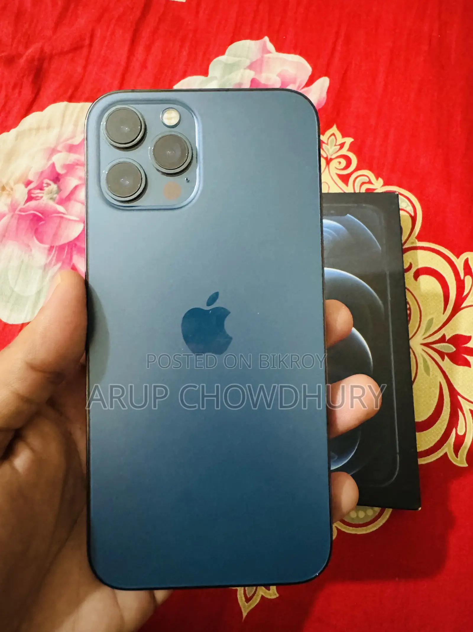 অ্যাপল আইফোন ১২ প্রো ম্যাক্স ২৫৬ জিবি ব্লু