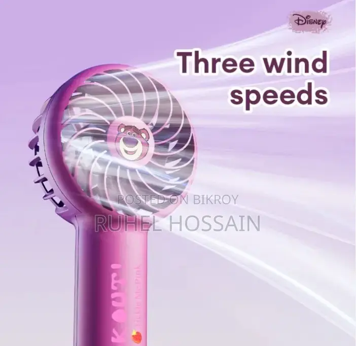 Disney Bp653 Portable Usb Charging Handheld Small Fan