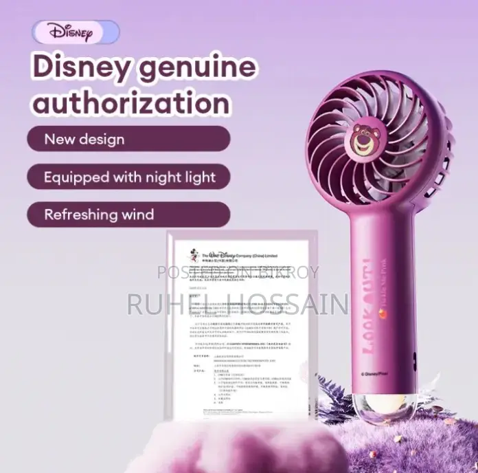 Disney Bp653 Portable Usb Charging Handheld Small Fan